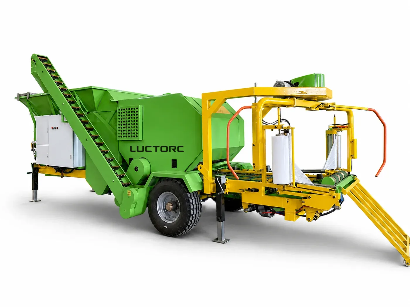 LUCTORC LUC-90 integrated silage baler wrapper
